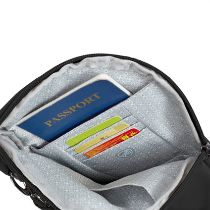 Travelon Runways Anti-Theft Slim Asymmetric Crossbody