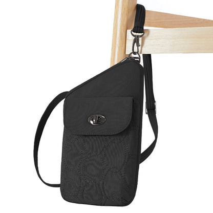 Travelon Runways Anti-Theft Slim Asymmetric Crossbody