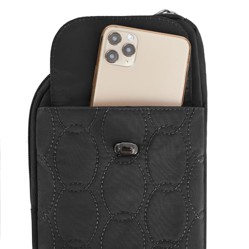 Travelon Runways Anti-Theft Slim Asymmetric Crossbody