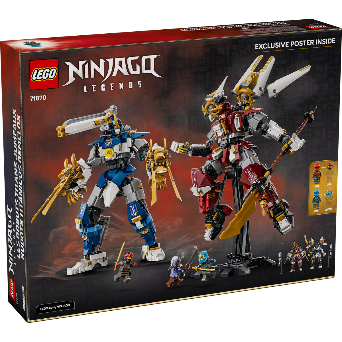 The LEGO® Group NINJAGO The Twin Titan Mechs Set 71870