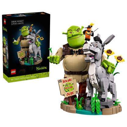 The LEGO® Group Shrek: Shrek, Donkey & Puss in Boots Set 72423