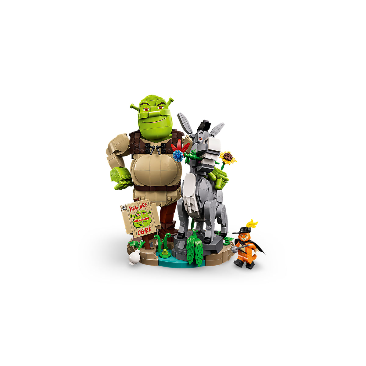 The LEGO® Group Shrek: Shrek, Donkey & Puss in Boots Set 72423