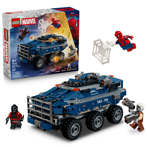 The LEGO® Group Marvel Spider-Man Prison Transport Chase Set 76349