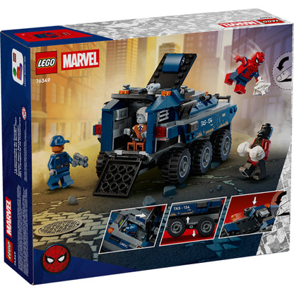 The LEGO® Group Marvel Spider-Man Prison Transport Chase Set 76349
