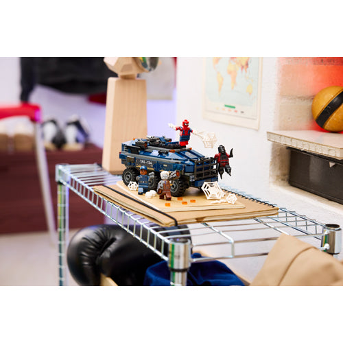 The LEGO® Group Marvel Spider-Man Prison Transport Chase Set 76349