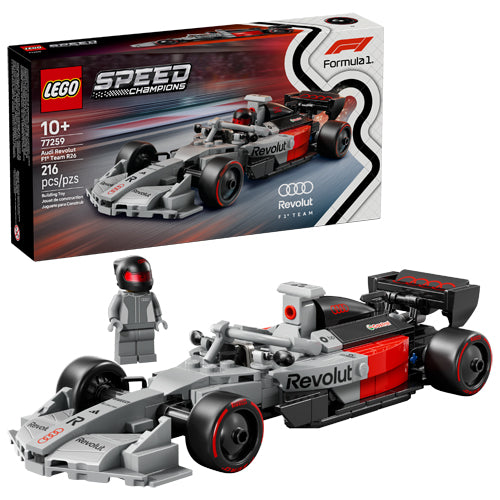 The LEGO® Group Speed Champions Audi Revolut F1 Team R26 Race Car Set 77259
