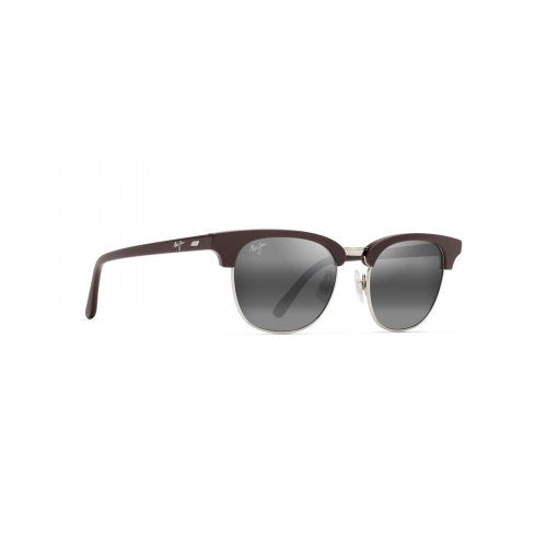 Shiny Solid Brown/Neutral Grey