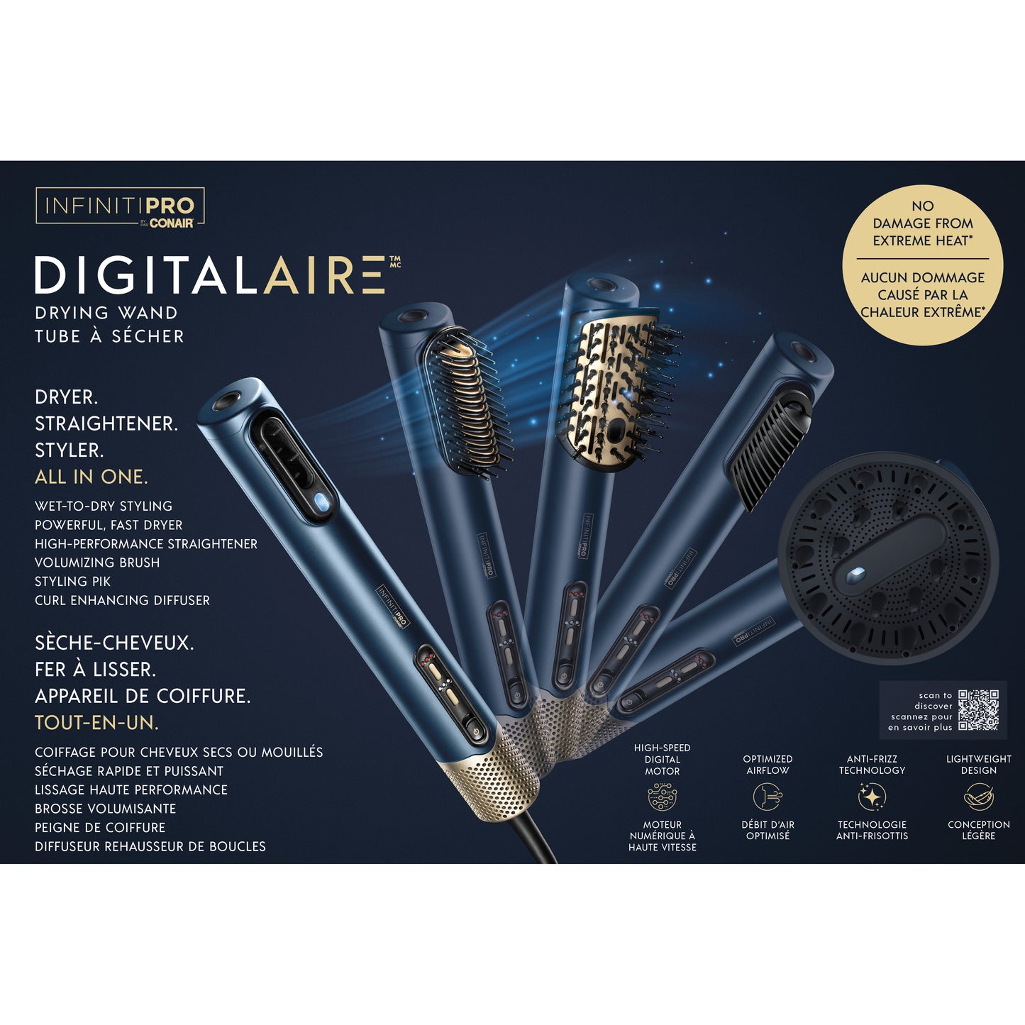Conair InfinitiPRO DigitalAIRE Drying Wand
