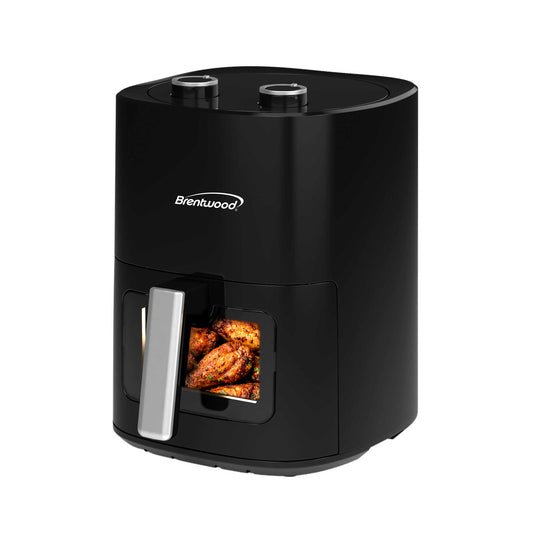 Brentwood 1500W 4.5-Quart Air Fryer with Easy View Window