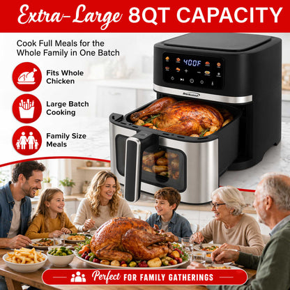 Brentwood XL 8-Quart Digital Air Fryer