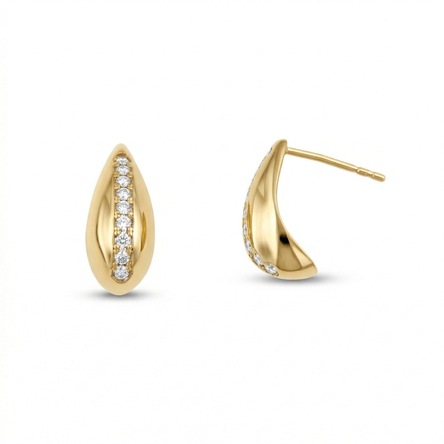 Aspen Ry Adore Glimmer Oblong Earrings