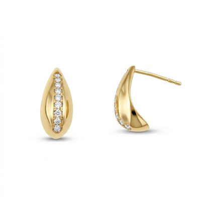 Aspen Ry Adore Glimmer Oblong Earrings