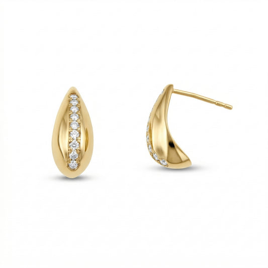 Aspen Ry Adore Glimmer Oblong Earrings