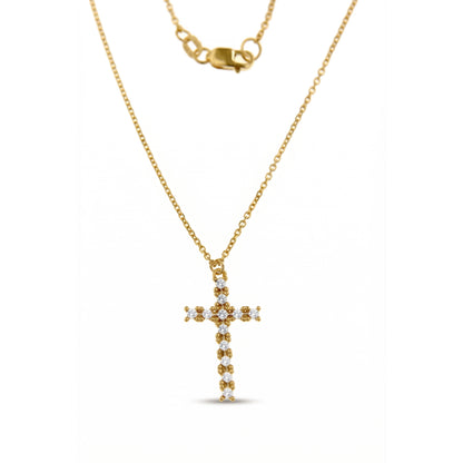 Aspen Ry Starlight Cross Necklace