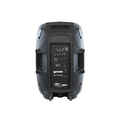 Gemini AS‑15TOGO 15" Portable Bluetooth PA Speaker
