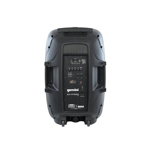Gemini AS‑15TOGO 15" Portable Bluetooth PA Speaker