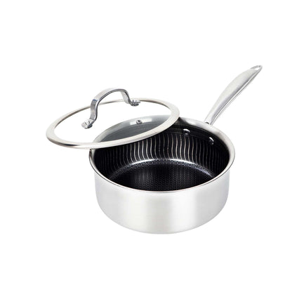 Brentwood 2.2-Quart 3-Ply Hybrid Non-StickInduction Ready Saucepan