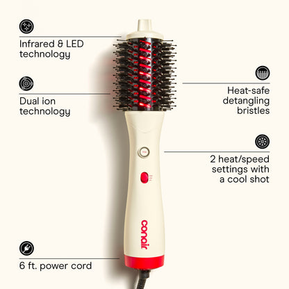 Conair InfinitiPRO LED Infrared Hot Air Brush