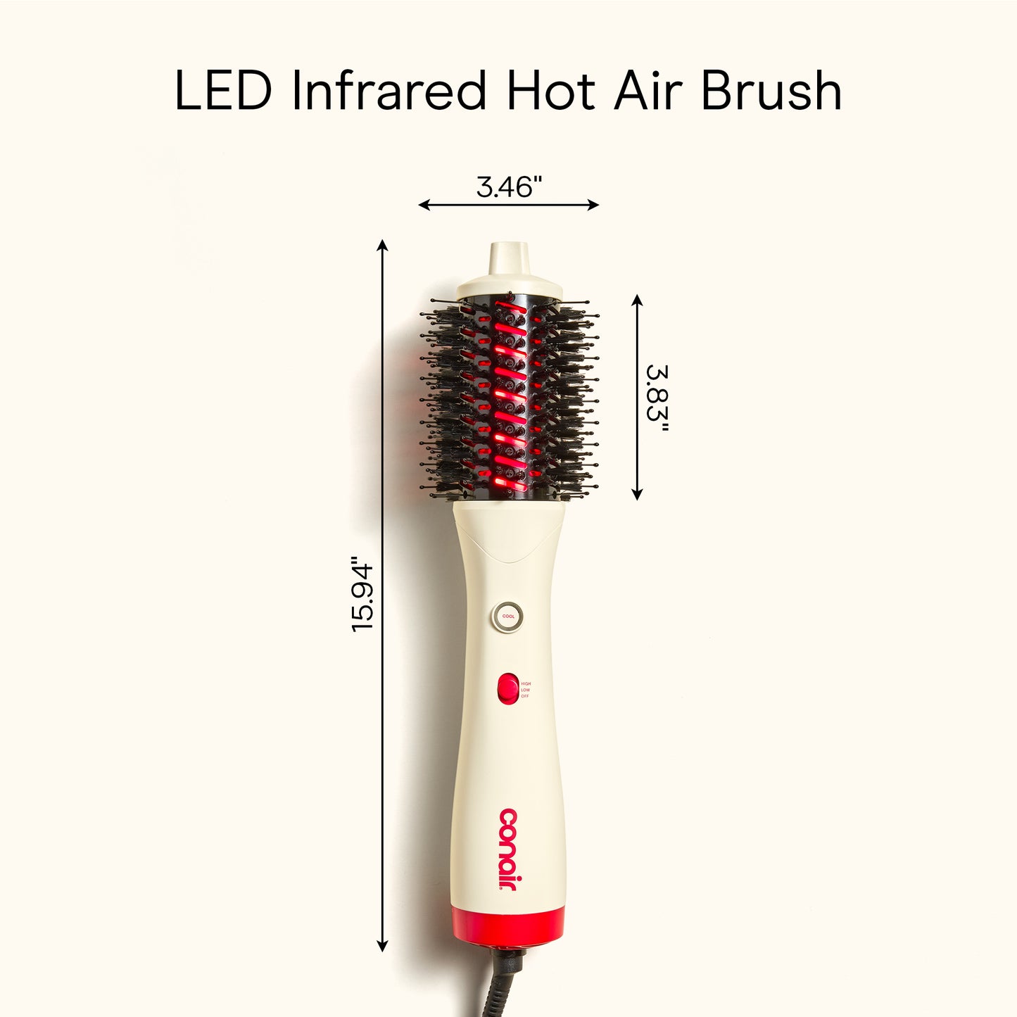 Conair InfinitiPRO LED Infrared Hot Air Brush