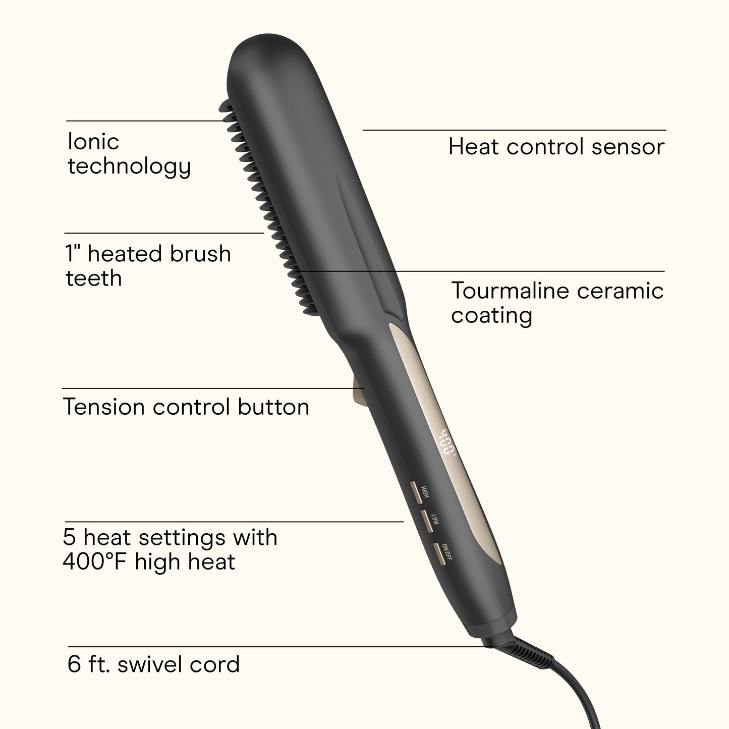 Conair Tension Straightening Brush