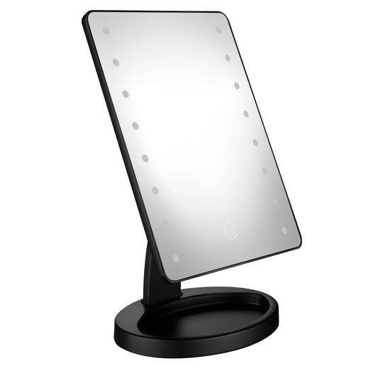 Conair Hollywood Mirror: Matte Black Lighted Makeup Mirror