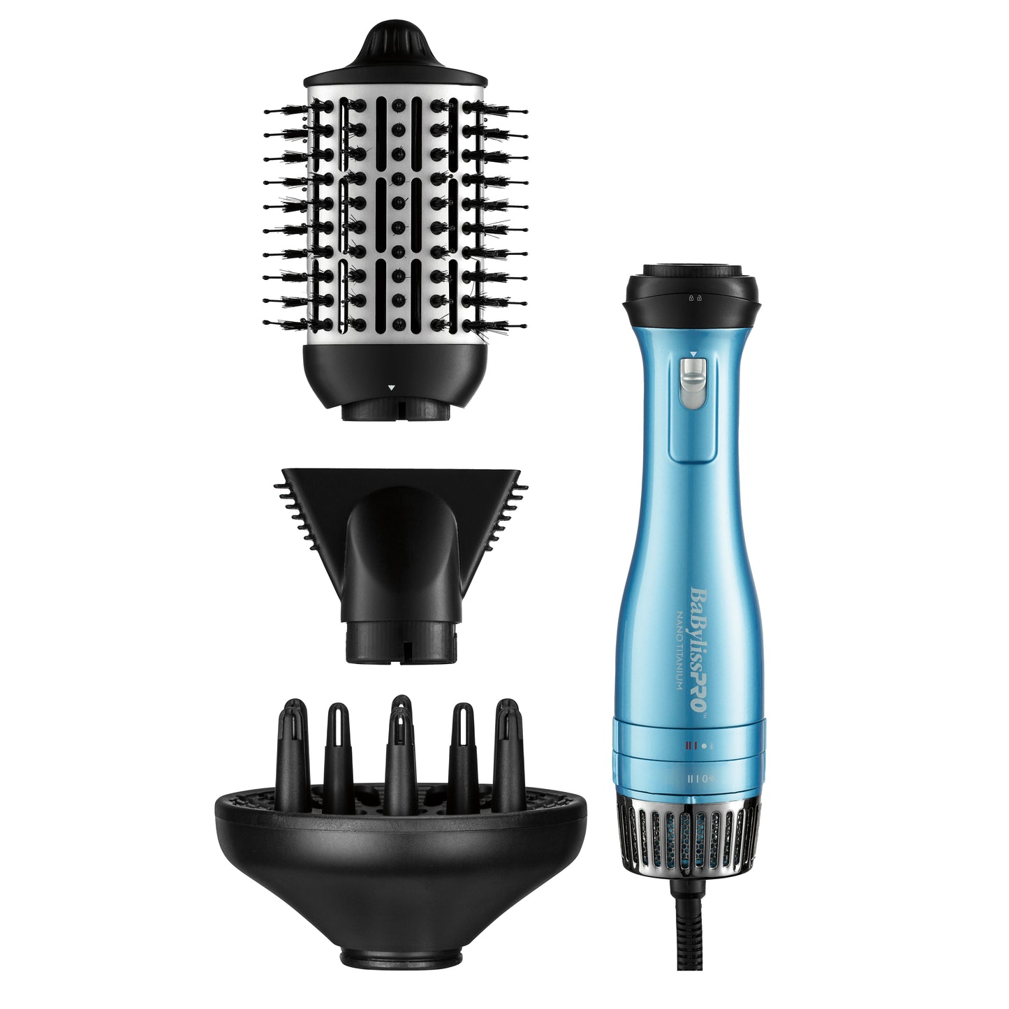 BaBylissPRO Nano Titanium™ Detachable 3-IN-1 Hot Air Brush