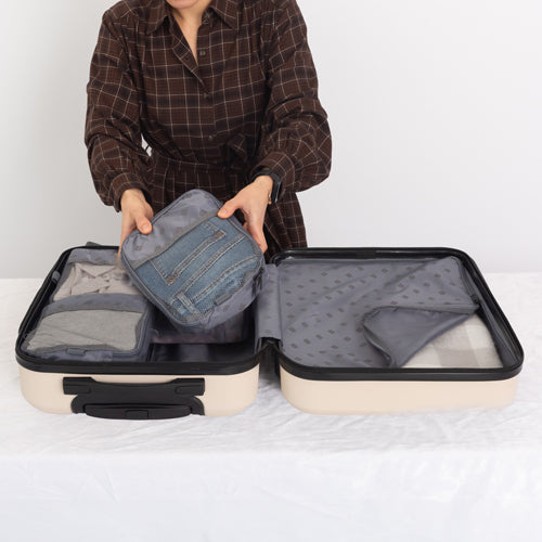 Premier 20 Inch Hardside Carry-On Luggage with 3 Packing Cubes