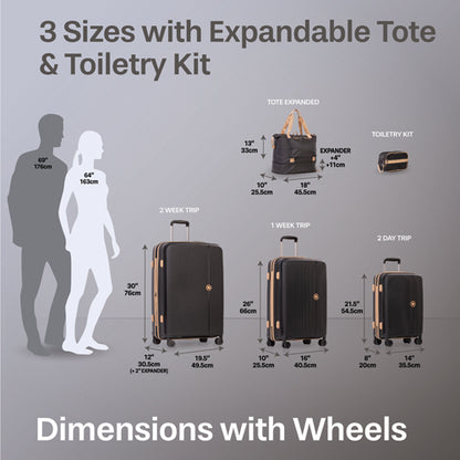 Premier Heritage Pro 5-Piece Hardside Spinner Luggage Set
