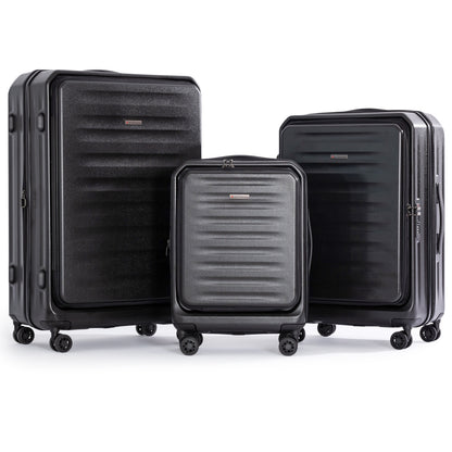 Air Canada Clairmont 3 Piece Hardside Luggage Set with TSA Lock