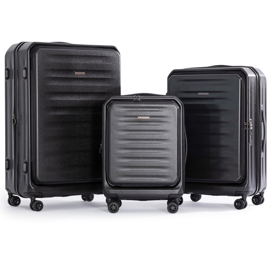 Air Canada Clairmont 3 Piece Hardside Luggage Set with TSA Lock
