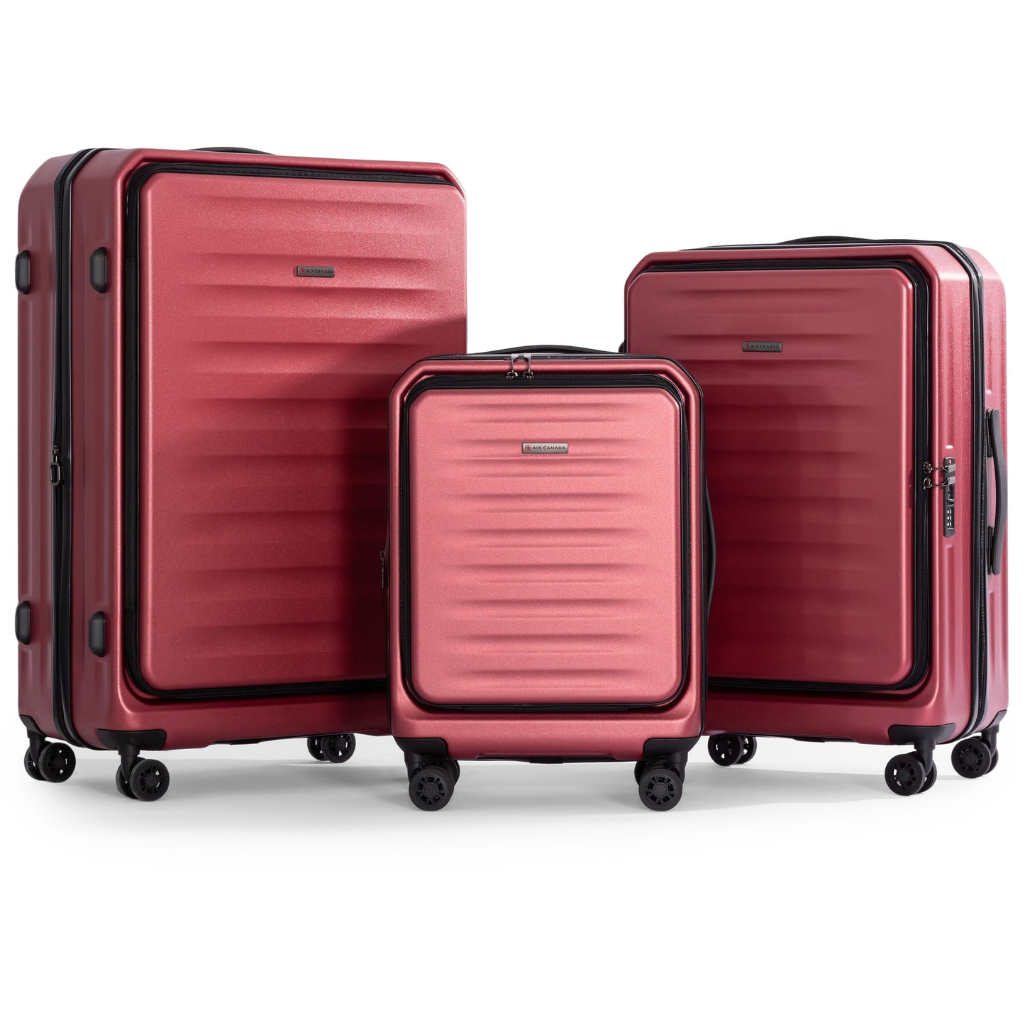Air Canada Clairmont 3 Piece Hardside Luggage Set with TSA Lock