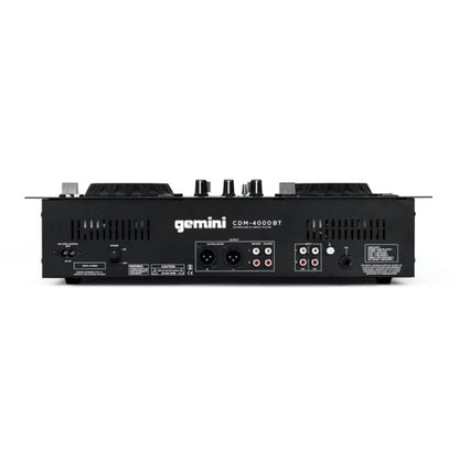 Gemini CDM-4000BT Dual CD/USB DJ Media Player with Bluetooth & 2-Channel Mixer