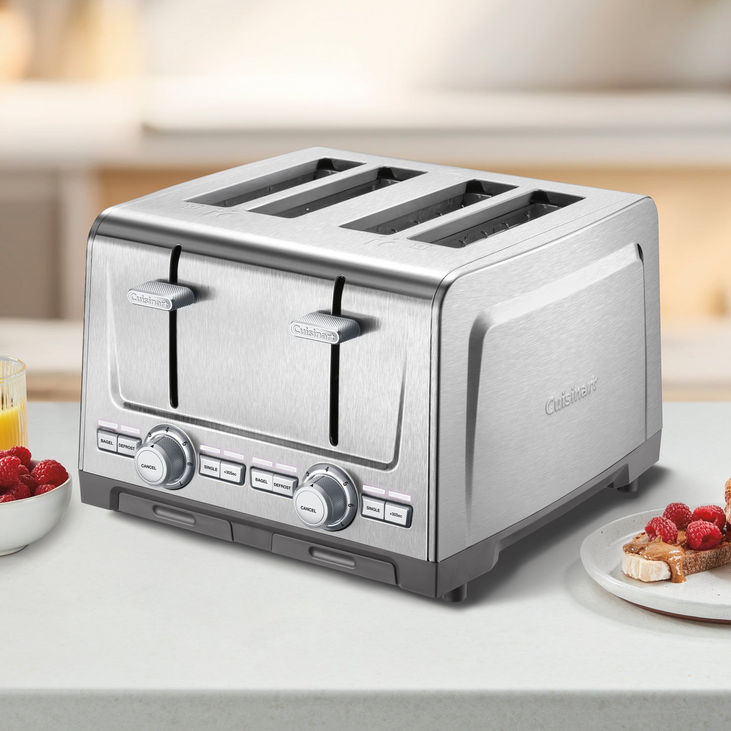 Cuisinart 4-Slice XL-Slot Stainless Steel Toaster
