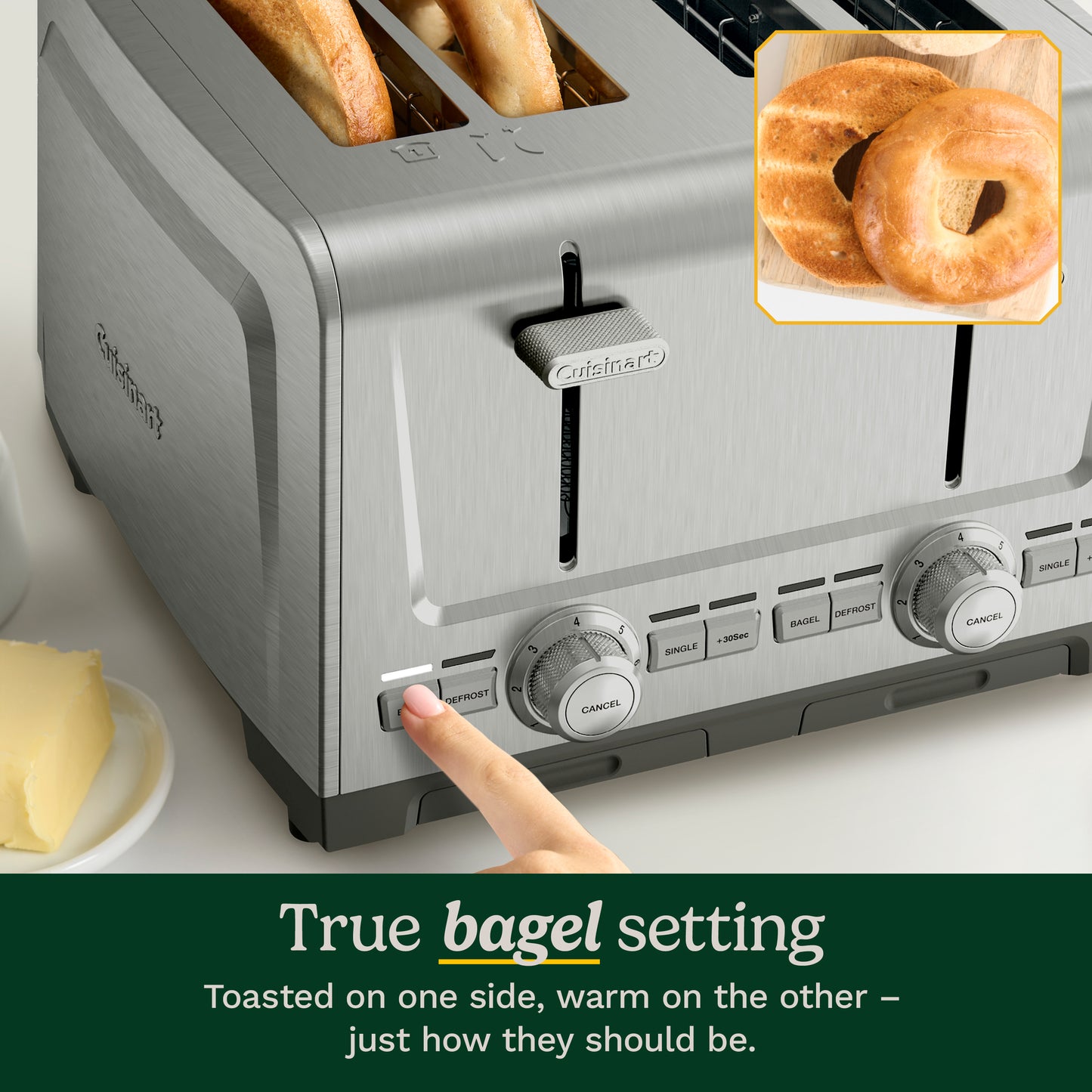 Cuisinart 4-Slice XL-Slot Stainless Steel Toaster