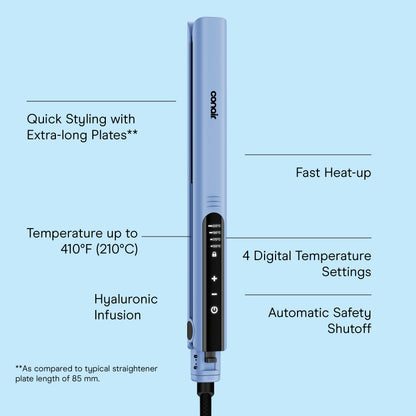 Conair Hyaluronic Hydro 1 Inch Straightener