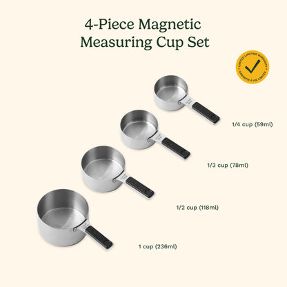 Cuisinart 4-Piece Magnetic Measuring Cup Set