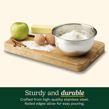 Cuisinart 3-Piece Stainless Steel Mixing Bowls with Lids