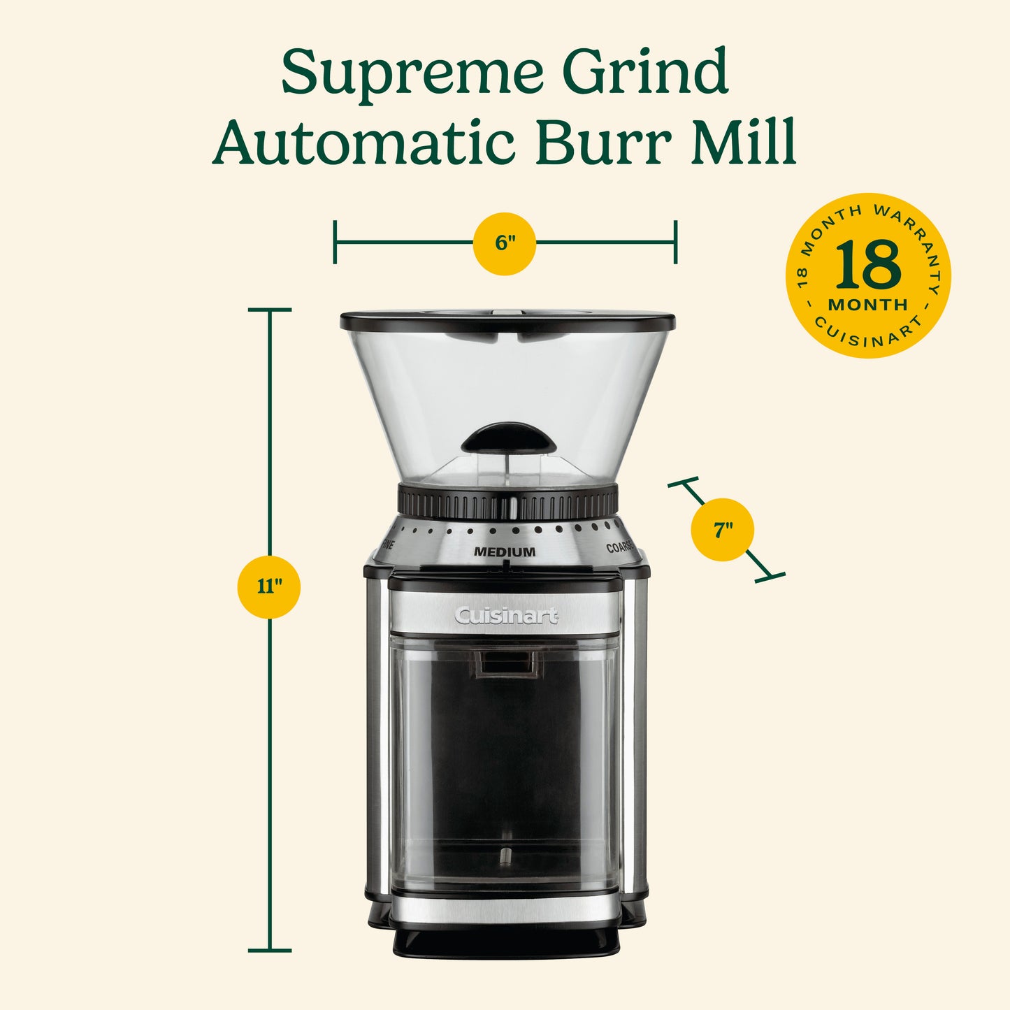Cuisinart Supreme Grind Automatic Burr Mill