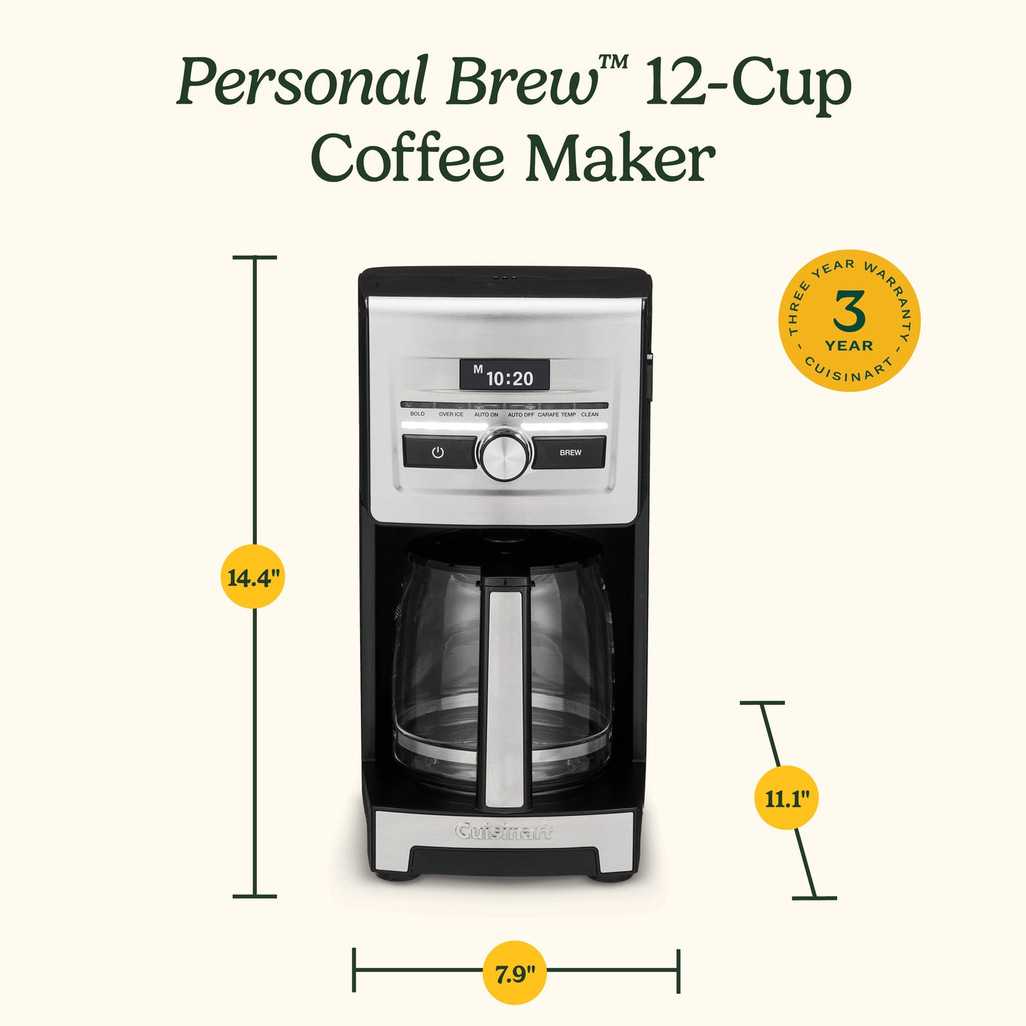 Cuisinart Personal Brew 12-Cup Coffee Maker
