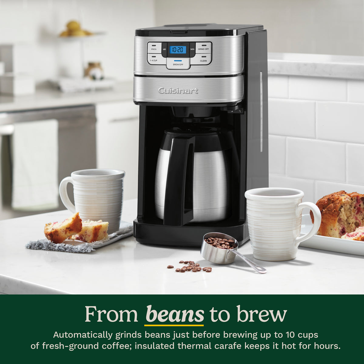 Cuisinart Automatic Grind & Brew 10-Cup Thermal Coffeemaker