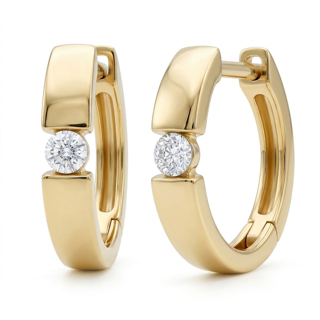 Lands Collection Ice Eclipse Earrings