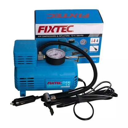 FIXTEC Tools DC12V Car Air Portable Air Compressor / Tire Inflator