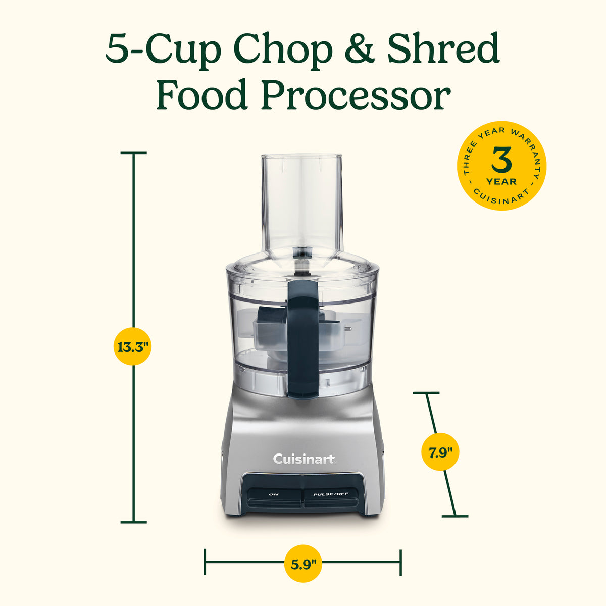 Cuisinart 5-Cup Chop & Shred Food Processor