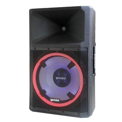 Gemini GSP‑L2200PK, 15″ 2,200 W Bluetooth PA Party Speaker System with Stand & Mic