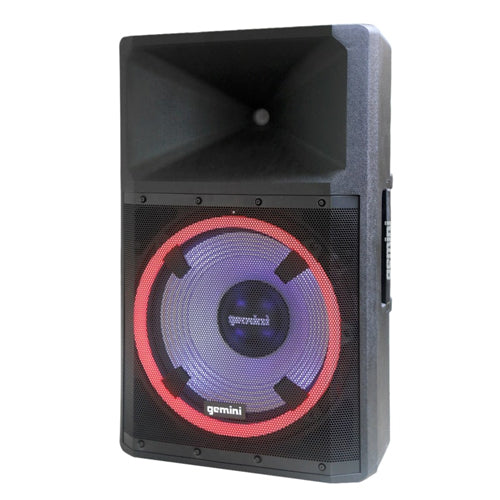 Gemini GSP‑L2200PK, 15″ 2,200 W Bluetooth PA Party Speaker System with Stand & Mic