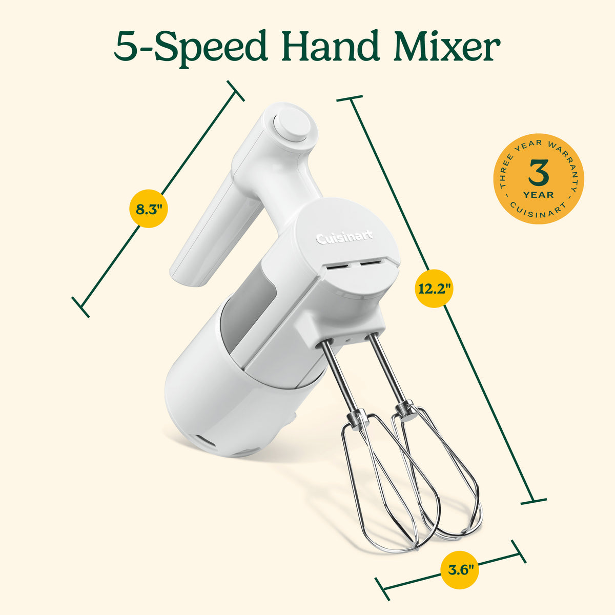 Cuisinart 5-Speed Hand Mixer