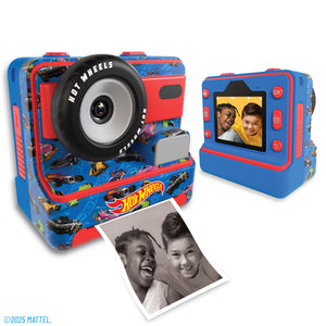 iQ Hot Wheels - 18MP Instant Print Camera with 1080p Video and 2.4" Full View Screen