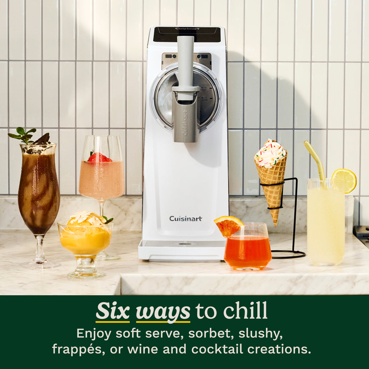 Cuisinart 6-in-1 Slushy & Soft-Serve Maker