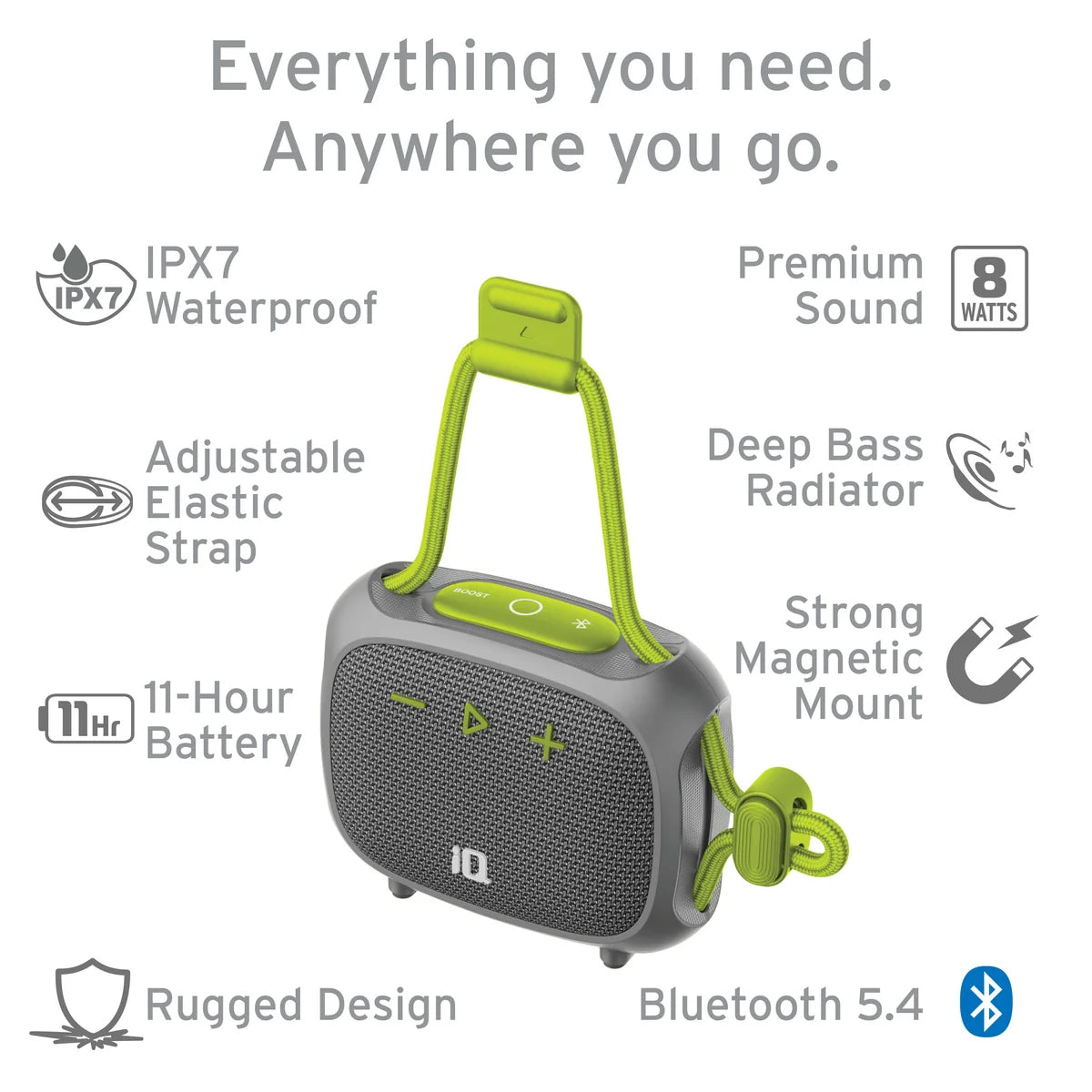 iQ Wave Go Outdoor Portable Speaker