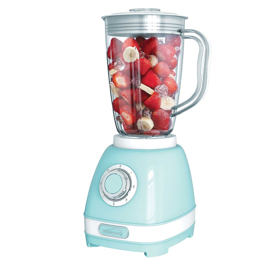 Brentwood 2-Speed Retro Blender with 50 Ounce Plastic Jar